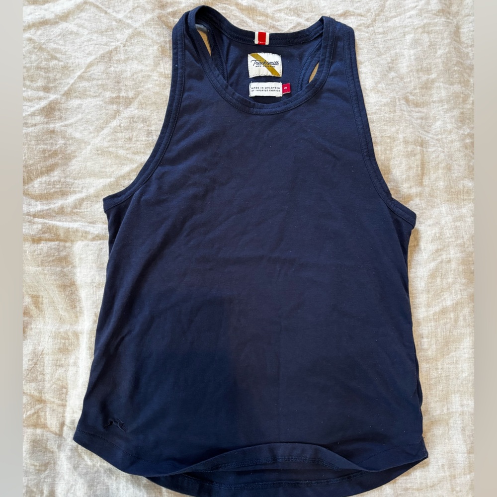 Tracksmith Dark Blue Athletic Tank